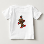 Mein 1. Weihnachtsgingerbrot Baby T - Shirt (Rückseite)