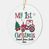 Mein 1. Weihnachtszug - Custom Keramik Ornament (Links)