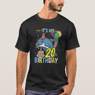 Mein 20. Geburtstag Delfin Meer Tier T-Shirt