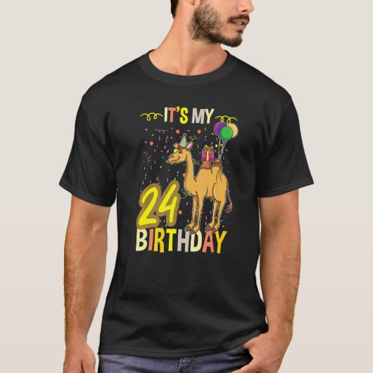 Mein 24. Geburtstag T-Shirt (Vorderseite)