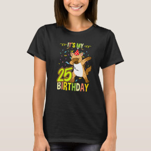 Mein 25. Geburtstag Dabbing Hyena T-Shirt