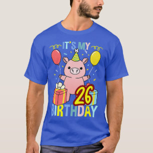 Mein 26. Geburtstag Schwein für Schweinefleisch Pr T-Shirt