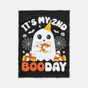 Mein 2. Boo-Tag, Lustiger Halloween-Geist 2. Gebur Fleecedecke