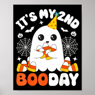Mein 2. Boo-Tag, Lustiger Halloween-Geist 2. Gebur Poster