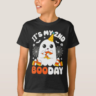 Mein 2. Boo-Tag, Lustiger Halloween-Geist 2. Gebur T-Shirt