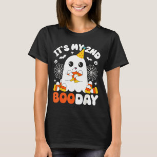 Mein 2. Boo-Tag, Lustiger Halloween-Geist 2. Gebur T-Shirt