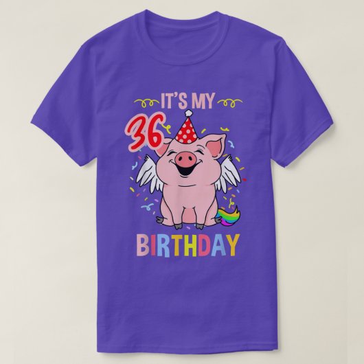 Mein 36. Geburtstag T-Shirt (Design vorne)