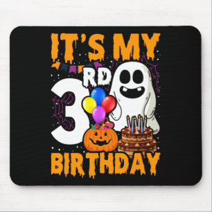 Mein 3. Geburtstag Ghost Pumpkin Halloween-Party 3 Mousepad