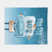 Mein 40. Geburtstag Fleece Blanket (Vorderseite (Horizontal))