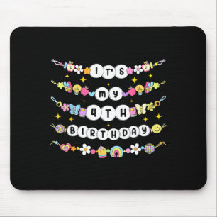 Mein 4. Geburtstag 4 Frohe Geburtstags Freundschaf Mousepad