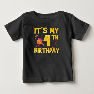 Mein 4. Geburtstag Baby T-shirt