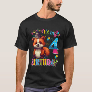 Mein 4. Roter Panda T-Shirt