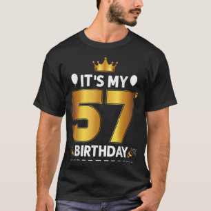 Mein 57 Geburtstag, 57. Geburtstag, 57 Jahre alt T-Shirt