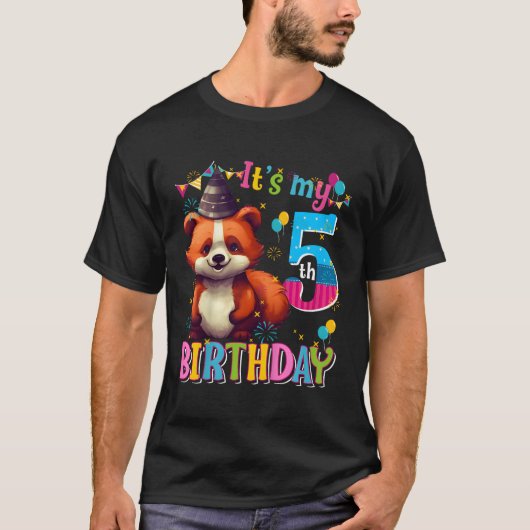 Mein 5. 5 Red Panda T-Shirt (Vorderseite)