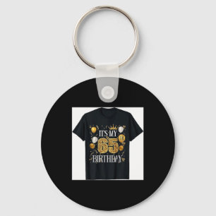 Mein 65. Geburtstag Happy 1958 Geburtstags-T-Shirt Schlüsselanhänger