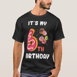 Mein 6. Geburtstag Süßigkeiten 6 Jahre altes Mädch T-Shirt