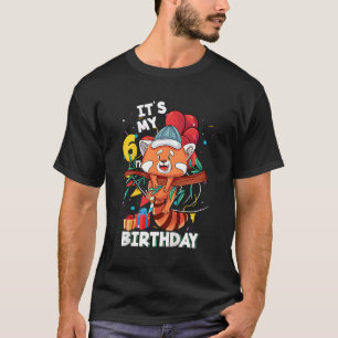Mein 6. Roter Panda T-Shirt
