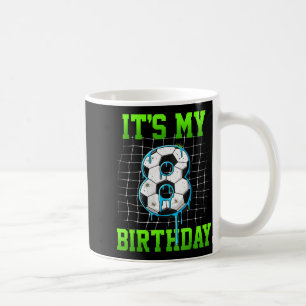 Mein 8. Geburtstag Lustiger Fußball-Geburtstag Jun Kaffeetasse