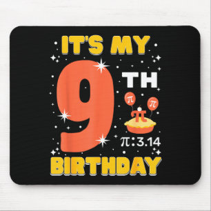 Mein 9. Geburtstag Pi-Tag Mathe 9 Jahre alte Kinde Mousepad