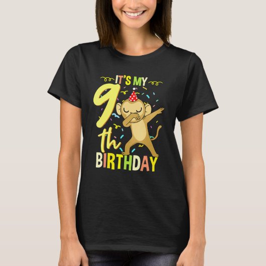 Mein 9. Geburtstagskaffee T-Shirt (Vorderseite)