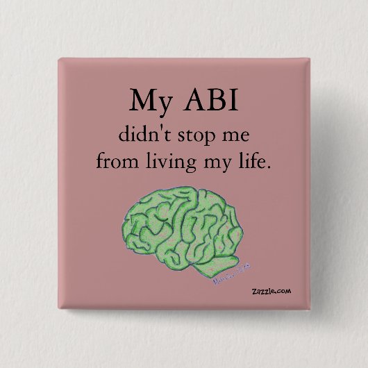 "Mein ABI stoppte mich nicht" Knopf Button (Vorderseite)