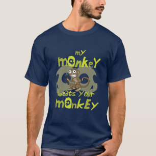 Mein Affe schlägt Ihren Affen T-Shirt