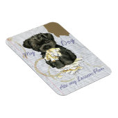 Mein Affenpinscher Ate mein Lektionsplan Magnet (Rechte Seite)