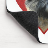 Mein Affenpinscher Valentine Mousepad (Ecke)