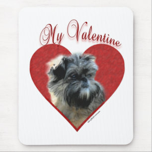 Mein Affenpinscher Valentine Mousepad