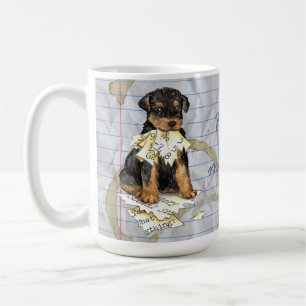 Mein Airedale Ate mein Lektionsplan Kaffeetasse