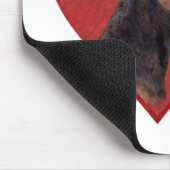 Mein Airedale Terrier Valentine Mousepad (Ecke)