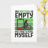 Mein Akku ist leer, jetzt muss ich stehlen Karte (Gelbe Blume)