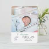 Mein allererstes Foto V Geburtserklärung Ankündigung (Stehend Vorderseite)