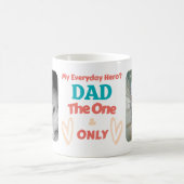 Mein alltäglicher Held? VATER - PERSONALISIERTE FO Kaffeetasse (Mittel)