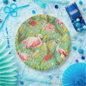 Mein Aloha Jungle Bird Flamingo Garden Pappteller (Party)