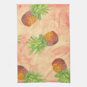 Mein Aloha tropischer Ananas-Blumen-Garten Küchentuch (Vertikal)