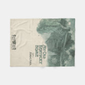 Mein altes Kentucky-Zuhause Fleecedecke (Vorderseite (Horizontal))