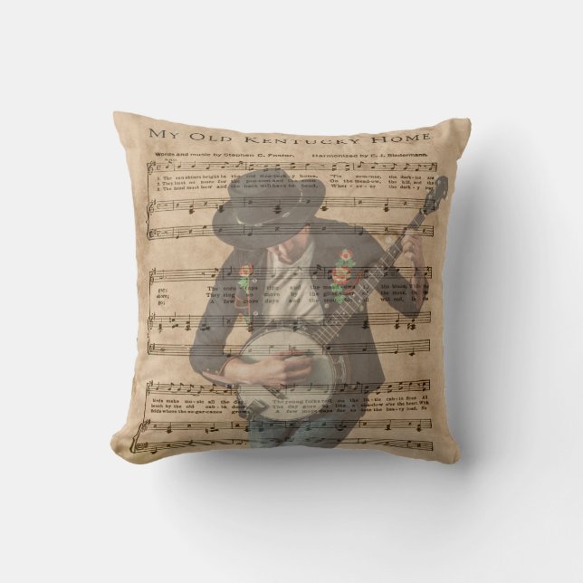 MEIN ALTES KENTUCKY-ZUHAUSE KISSEN (Vorderseite)