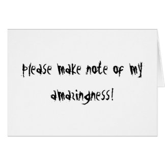 "Mein Amazingness "