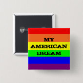 Mein amerikanischer Traum Button (Vorne & Hinten)