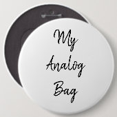 Mein Analog-Tasche-Button Button (Vorne & Hinten)