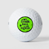 Mein anderer Ball ist ein Pickle Golfer Green Pick (Vorderseite)