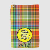 Mein anderer Ball ist ein Pickle-Golfer-Pickleball Golfhandtuch (Vorderseite)