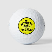 Mein anderer Ball ist ein Picknickgolfer-Gelber Pi (Vorderseite)