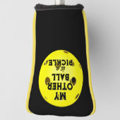 Mein anderer Ball ist ein Picknickgolfer-Gelber Pi Golf Headcover (Rotieren 90)
