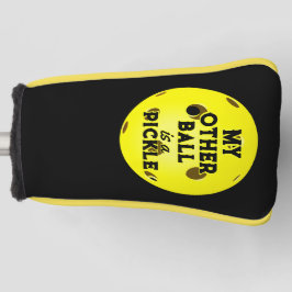 Mein anderer Ball ist ein Picknickgolfer-Gelber Pi Golf Headcover