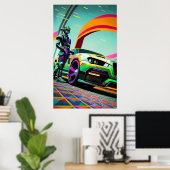 Mein anderer Chauffeur ist ein Auto Poster (Heimbüro)