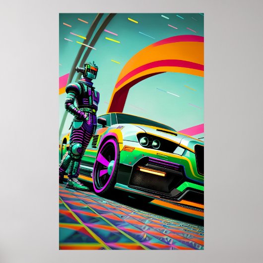 Mein anderer Chauffeur ist ein Auto Poster (Vorne)