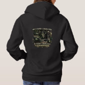 Mein anderer Computer ist dein Computer Lustiges I Hoodie (Rückseite)
