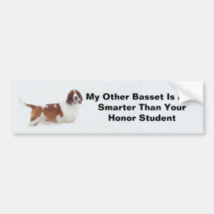 "Mein anderer Dachshund ist auch intelligenterer Autoaufkleber